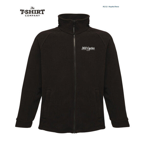 360 Cycles logo Staff Uniform: Regatta Thor fleece RG122 with left breast embroidery