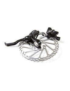 Clarks CLARKS CLOUT1 TWO PISTON HYDRAULIC BRAKES FRONT AND REAR F160/R160 - IS MOUNT: BLACK