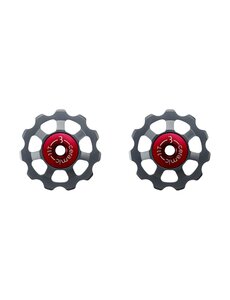  BBB BDP-22 - AluBoys Ceramic Jockey Wheels 11T Grey