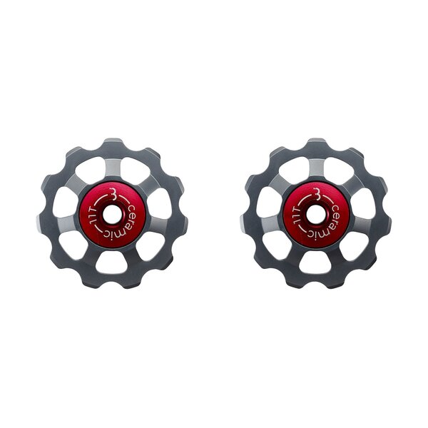 BBB BDP-22 - AluBoys Ceramic Jockey Wheels 11T Grey