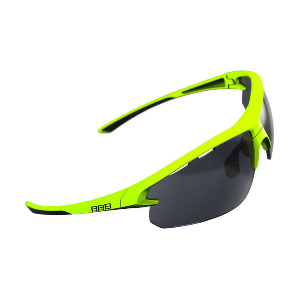 BBB BSG-52 - Impulse Sunglasses (Matte Yellow, Black Tips, Smoke Lens)