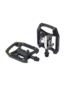  BBB BPD-62 - DualChoice Trail Clipless & Falt MTB Pedals (Black)