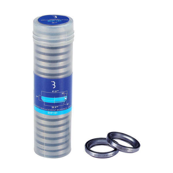 BBB BHP-181 - Headset Bearings (×20, 1.1/8, 41.8×8mm 45°×45°)