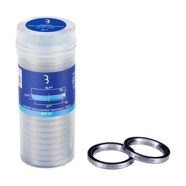 BBB BHP-184 - Headset Bearings (×20, 1.3/8, 48.9×6.5mm,36°×45°)