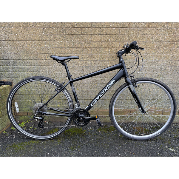 Second Hand Cannondale Quick 7 City Bike, Black, 46cm, Available In Stock