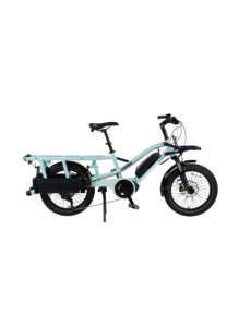 Yuba Yuba Fastrack V1 Electric Cargo Bike Shimano Steps E7000 Light Blue