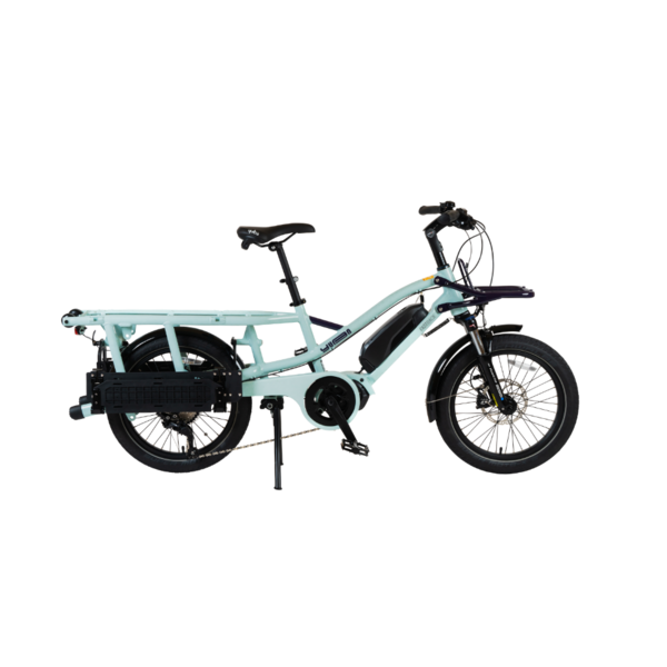 Yuba Yuba Fastrack V1 Electric Cargo Bike Shimano Steps E7000 Light Blue