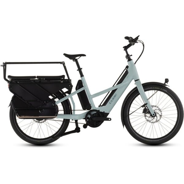 Cube Cube Longtail Hybrid Electric Cargo Bike Comfort Family 800 Haze/Reflex Unisize