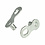 SRAM Powerlock Silver Chain Connector 1-Speed, For PC1 (4 Pcs): SILVER
