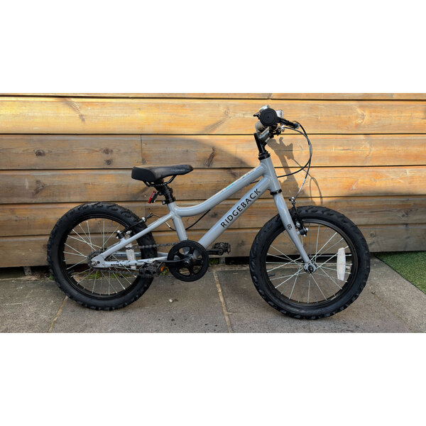 Second Hand Ridgeback MX16 Kids Bike, Grey, 16" (Age 3–6), Private Sale