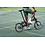 Brompton Brompton C-Line Folding Bike, 4-Speed, Black Matt/ Black, Mudguards & Rear Rack, Standard seat-post, High-Bars