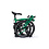 Brompton Brompton C-Line Folding Bike, 4-Speed, Palm Green / Black, Standard seat-post, High-Bars