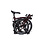 Brompton Brompton C-Line Folding Bike, 12-Speed, Plum Red / Black, Mudguards & Rear Rack, Standard seat-post, High-Bars