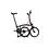 Brompton Brompton C-Line Folding Bike, 12-Speed, Plum Red / Black, Mudguards & Rear Rack, Standard seat-post, High-Bars