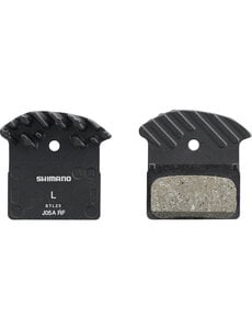 Shimano Shimano J05A-RF disc brake pads and spring, resin pad, with cooling fins