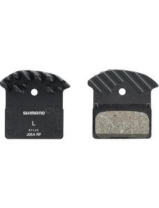 Shimano Shimano J05A-RF disc brake pads and spring, resin pad, with cooling fins