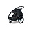 Cube Cube Kids Trailer Double  (For one or two kids) Black/Blue