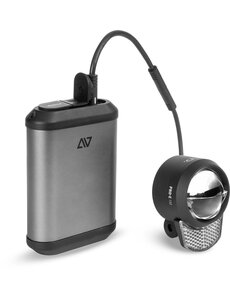 Acid Acid E-Bike Koplamp Pro-E 150 + Powerbank Grijs