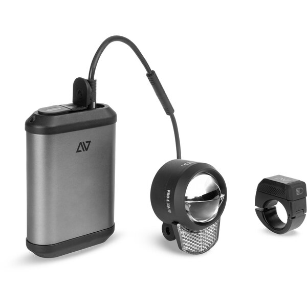 Acid Acid E-Bike Koplamp Pro-E 200 Hb Powerbank Grijs