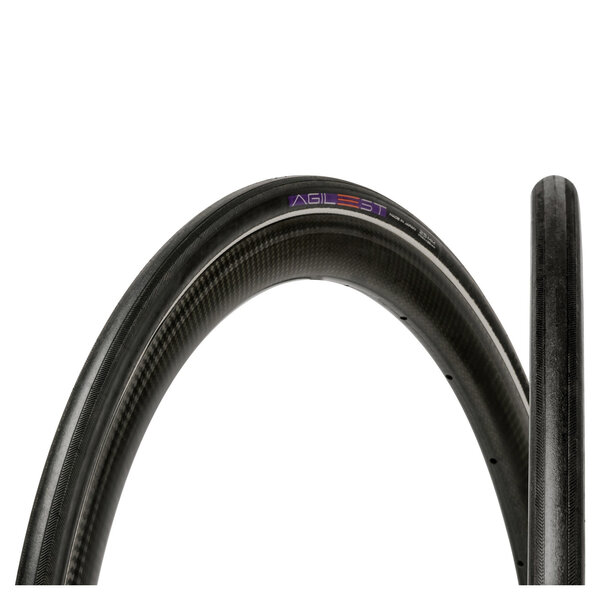 Panaracer Panaracer Agilest TU Tubular Road Tyre: BLACK/BLACK 700X25C