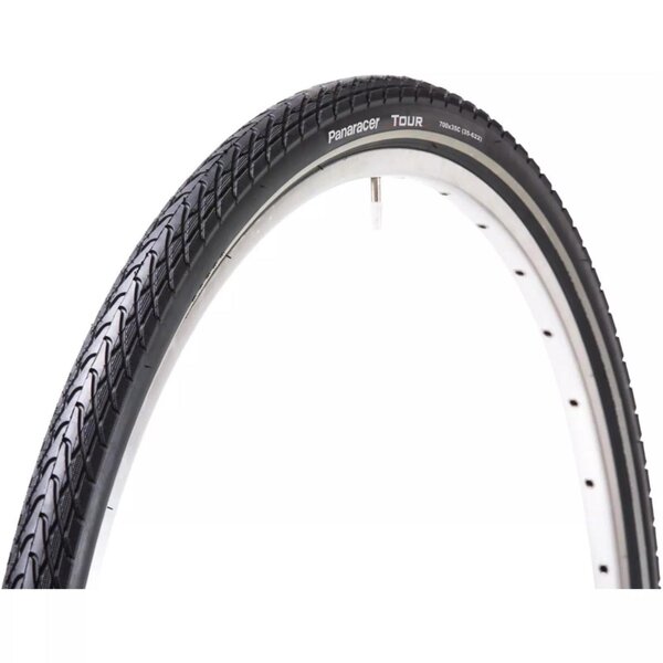 Panaracer Panaracer Tour Reflective Wire Bead Tyre, Black