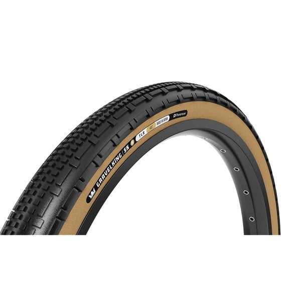Panaracer Panaracer TLR GravelKing SK R-Line TLR Gravel Tyre, Black/Amber