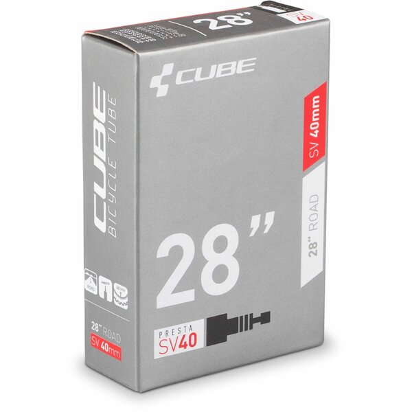 Cube Cube Inner Tube 28" Hybrid Bike Presta Valve SV 40mm 700 x 28 - 47c (Box of 25)