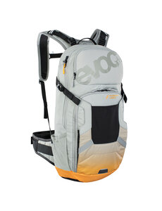  EVOC FR Enduro E-Ride Protector Backpack: STONE/BRIGHT ORANGE M/L