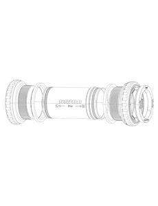 SRAM Road Spare - Bottom Bracket Shield and Wave Washer Assy PressFit GXP Road: