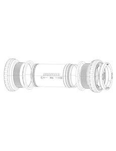  SRAM Bottom Bracket Shield and Wave Washer Assy PressFit 30 Bearing: