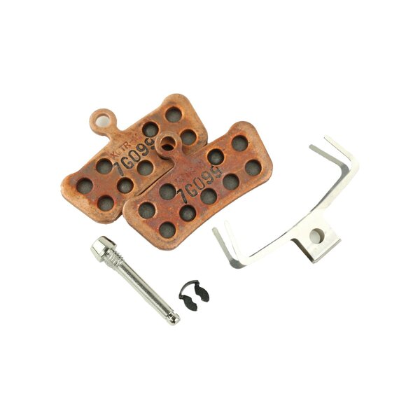 SRAM Disc Brake Pads - Medium Sintered/Steel (Heavy Duty) - Trail/Guide/G2/Level 4 Piston: