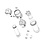 RockShox Spare - Rear Shock Eyelet Bushing 1/2"X1/2" Qty 2: