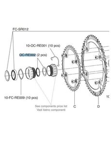 Campagnolo Campagnolo Utratorque Outboard Cup Seals (2pcs)
