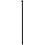 Sapim Leader 13G Black 340mm Cut/Threaded Straight Pull