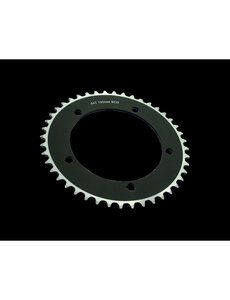  Track Chainring 130 BCD / 44T / Black/Silver