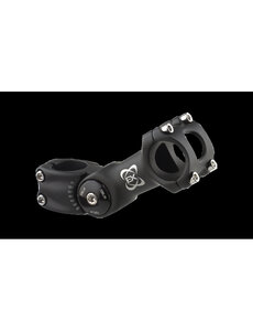  SYSTEM X STEM ADJ 25.4 BLACK 11/8" 90mm