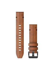 Garmin Garmin QuickFit 22 Watch Bands Chestnut leather