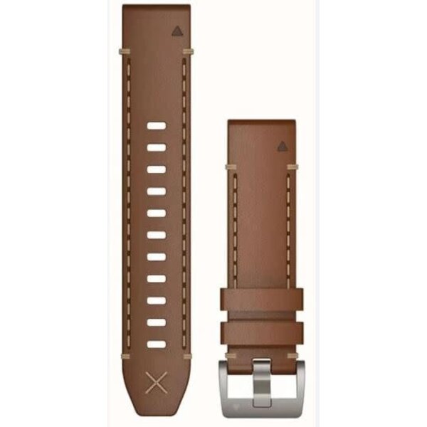 Garmin Garmin QuickFit 22m, Italian Vacchetta Leather Strap