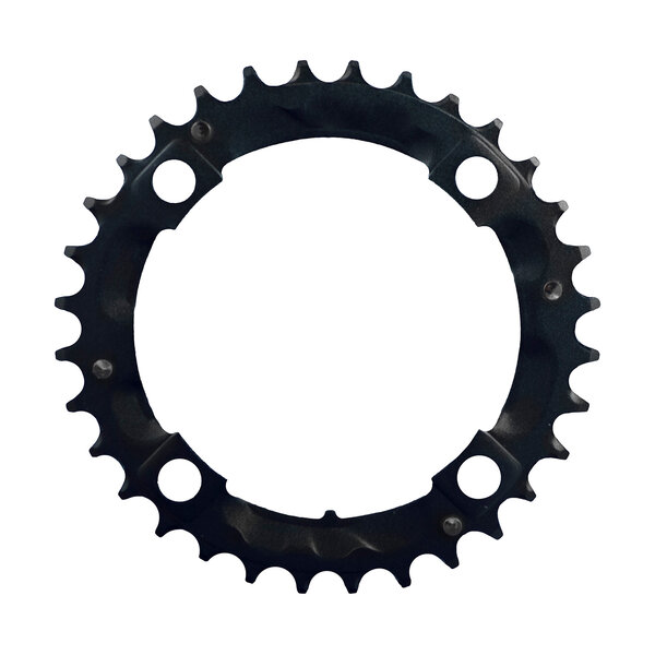 Alloy MTB Chainring (3x10, 104x32T, Black, Shim, 4h)