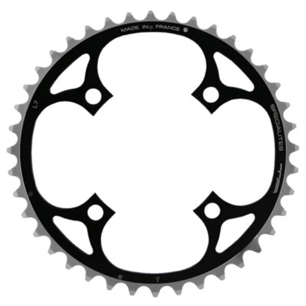 104pcd Chinook 4 Arm Middle Chainrings Black 42t