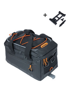  Basil Miles Tarpaulin - Trunkbag MIK - 7 litre - black/orange