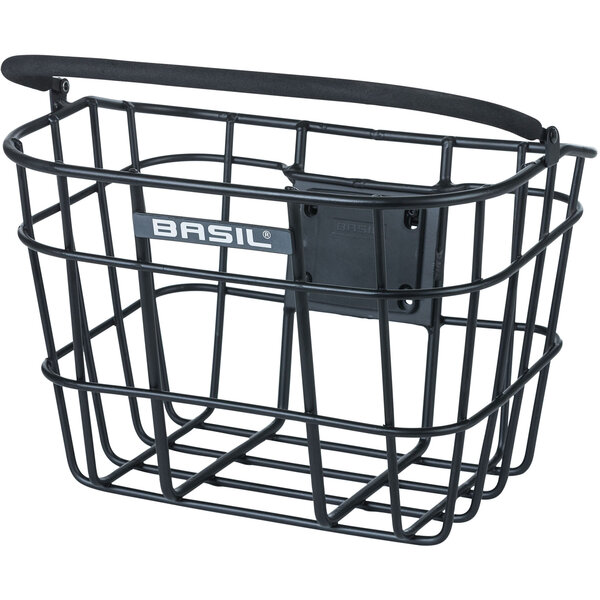 Basil Bremen Alu KF Front Basket matt black