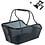 Basil Cento Tech Fiber Nordlicht MIK - Bicycle Basket - rear - solid black