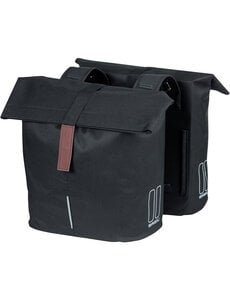  Basil City Double Bicycle Bag 28-32 litre black