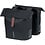 Basil City Double Bicycle Bag 28-32 litre black