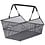 Basil Cento S Rear Bicycle Basket Multi, black