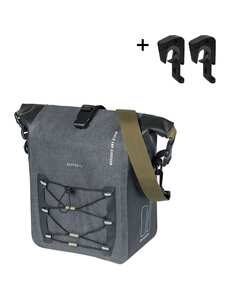  Basil Navigator Storm, single pannier bag,MIK Hooks