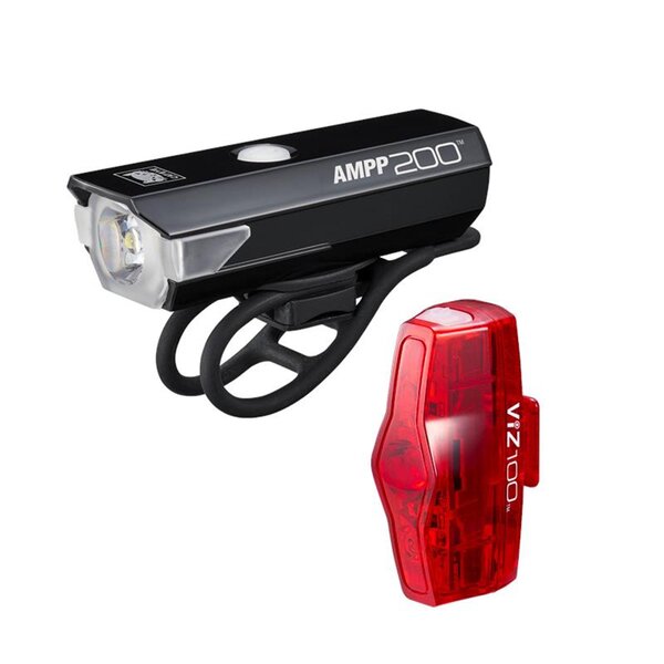 CatEye CatEye AMPP 200 USB-C / VIZ 100 USB-C Light Set