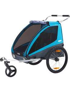 Thule Thule Coaster XT - 2-Seat Bike Trailer Blue