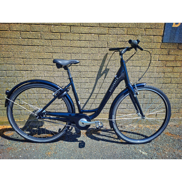 Second Hand Ridgeback Electron City Bike, Black, Medium 50cm, Available in Stock